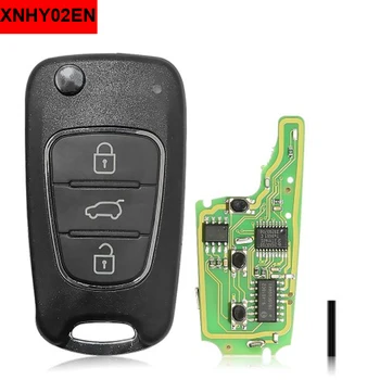 

5PCS/LOT Xhorse VVDI2 XNHY02EN Wireless Universal Remote Key for HYUNDAI Flip 3 Buttons Remotes for VVDI Key Tool