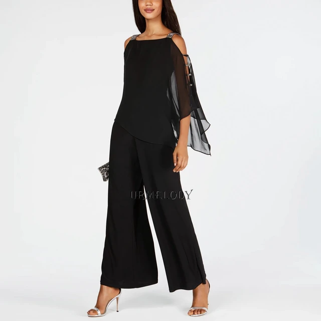 Kiyonna Women's Plus Celina Chiffon Jumpsuit | Hawthorn Mall