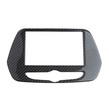 

for Chevrolet Camaro 2016 -2020 Carbon Fiber Central Console Navigation Sn Panel Cover Trim Frame Sticker