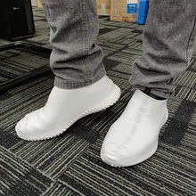 Мягкие чехлы для обуви износостойкие эластичный открытый силиконовый утолщаются Кемпинг Водонепроницаемый Пеший Туризм Портативный непромокаемые многоразовые Нескользящие