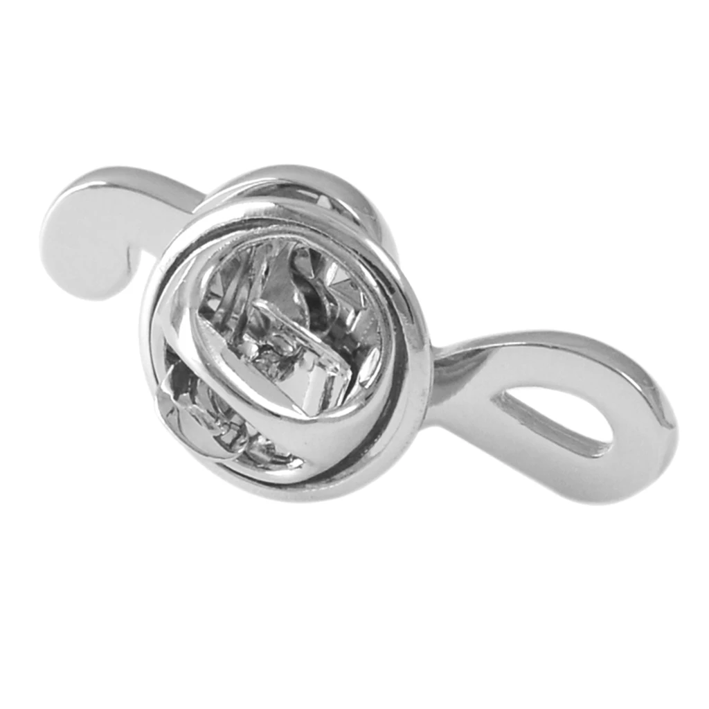 3D Music Note Brooch Collar Pin, Novelty Lapel Pin for Women Men Clothing Bouquet Prom Ornament