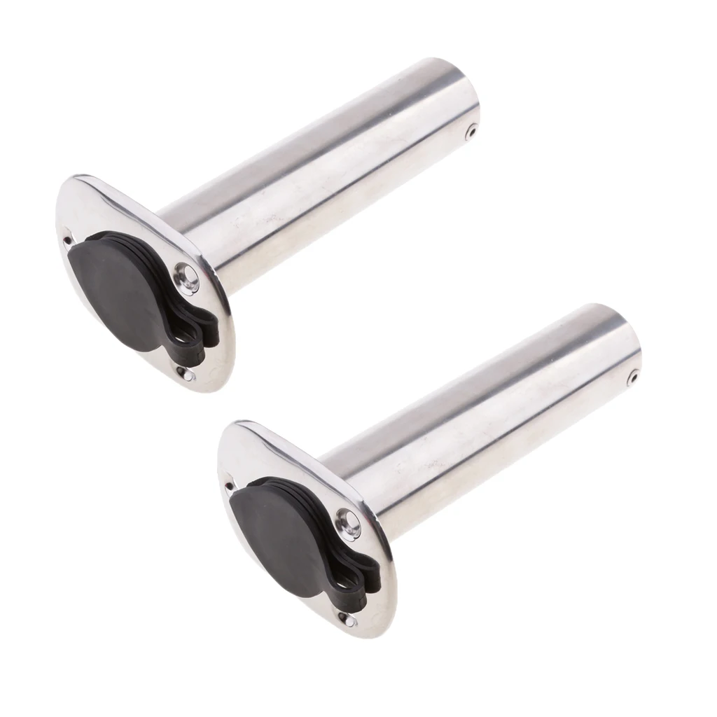 2x Boat Stainless Steel Fishing Rod Holder Side Mount For Marine Yacht Rod Pod Sporting Goods Rod Rests Holders Romeinformation It