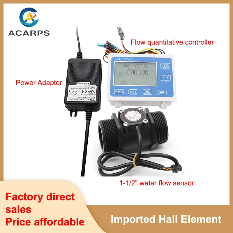 112DigitalDisplayFlowQuantitativeControllerWaterFlowSensor