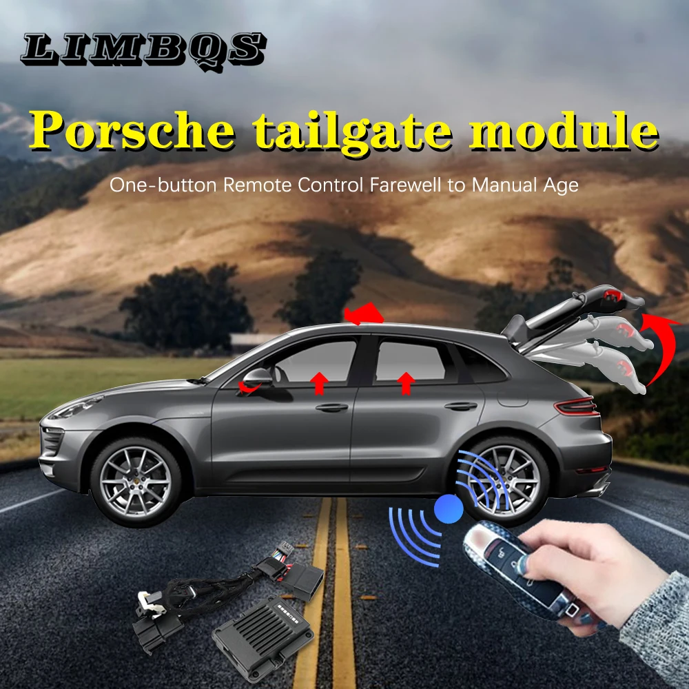 

New Electric tailgate refitted for Porsche Macan Cayenne Palamera intelligent electric tail door Power operated tailgate