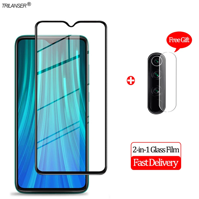 2-in-1 Glass Film 2-в-1 камера стекло для линзы пленка xiaomi redmi-note-8-pro стекло редми ноут 8 про Экран защитное стекло note8 pro redmi note 8 pro защитное стекло ксиоми редми нот 8 стекло на сяоми редми ноут 8 про стекло - Color: 2-in-1 Glass Film