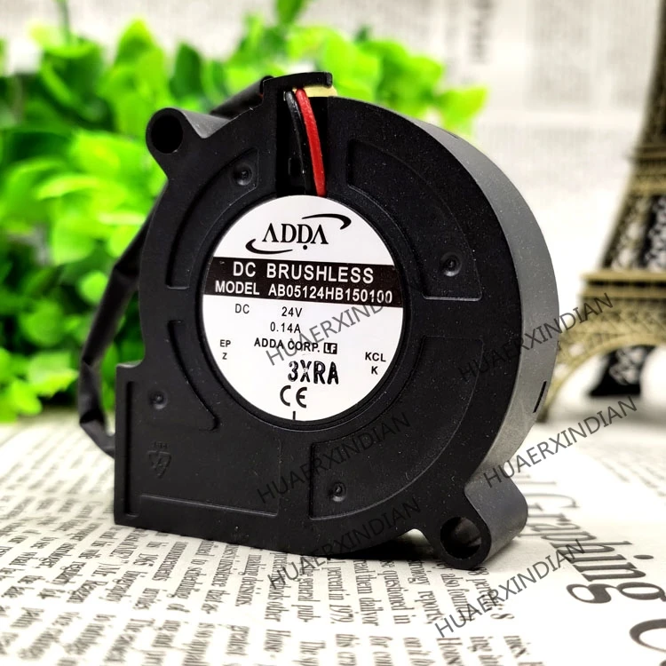 

Original NEW AB05124HB150100 5015 24V 0.14A 5 Motor protection cooling Fan