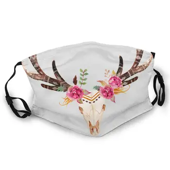 

Deer Elk Double-sided printed dustproof and windproof mask, can be cleaned and reused, suitable for outdoor sports