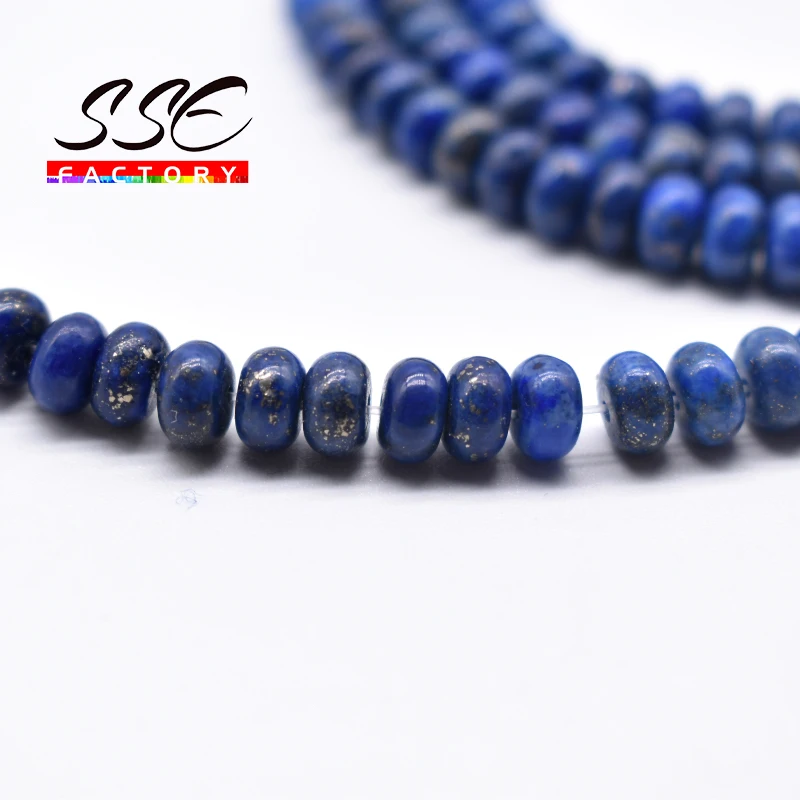 

4X8mm Natural Stone Beads Lapis Lazuli Loose Spacer Beads For Jewelry Making Diy Charms Bracelet Necklace Accessories 15" Strand