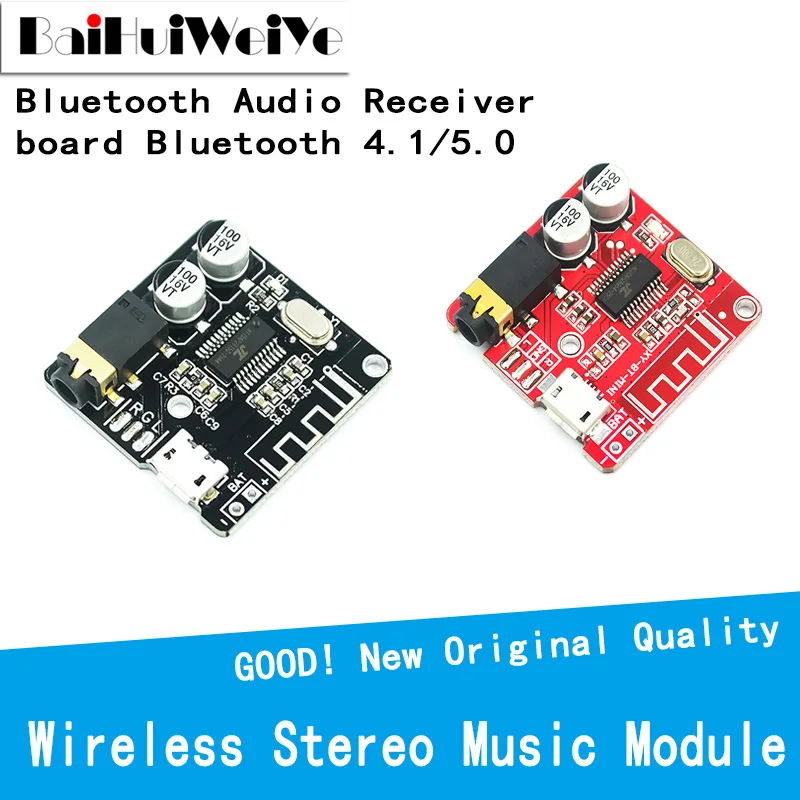 VHM-314 Bluetooth Audio Receiver Board Bluetooth 4.1  5.0 Mp3 Lossless Decoder Board Wireless Stereo Music Module XY-BT-Mini