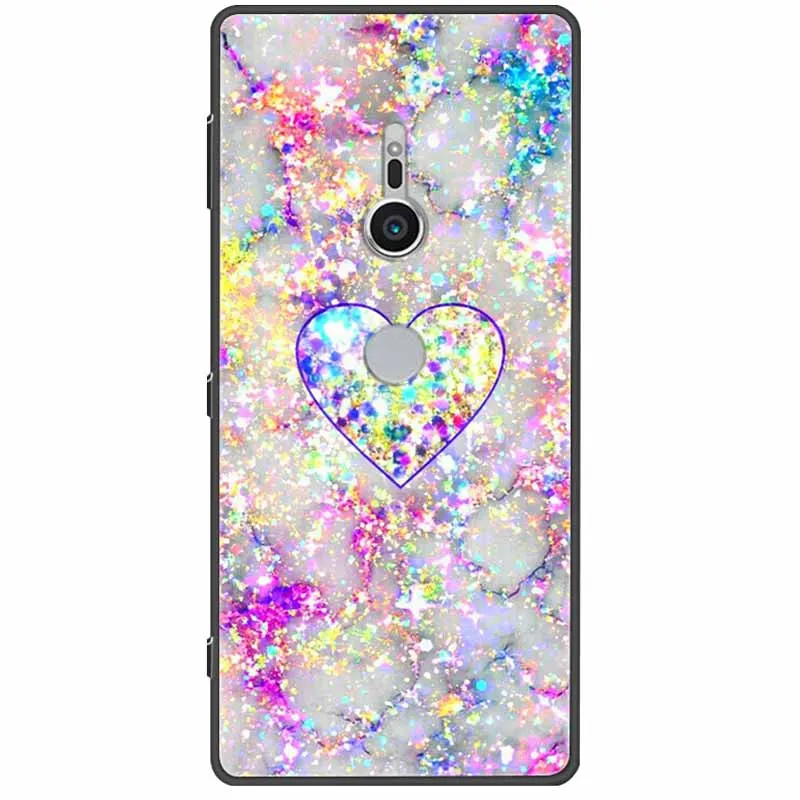 Chic Abstract Design Shockproof Black Silicone Case