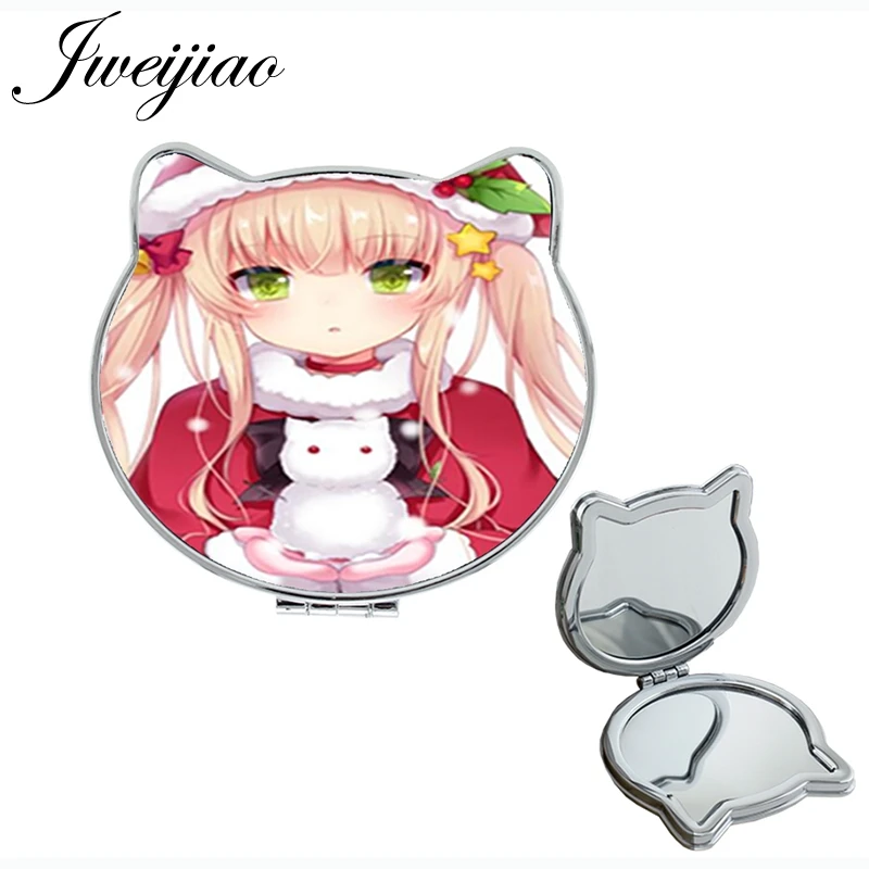 JWEIJIAO классический nihon kawaii Девушки ручной Макияж Зеркала Nippon мультфильм фирменный дизайн карманное зеркало винтажные изделия ручной работы DM116 - Цвет: DM120
