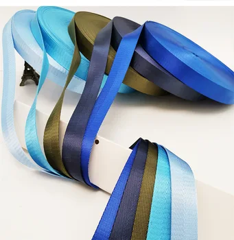 

10Yard 1.5 Inch 38mm Nylon Fabric Webbing Tape For Pet Belt Seat Belt Bag Strap Red Yellow White Silver Blue Black Thick