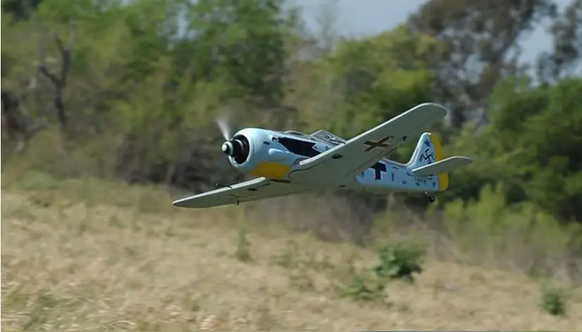 Dynam фокке Вульф FW-190 1270mm 5" размах крыльев радиупрвляемый Warbird PNP