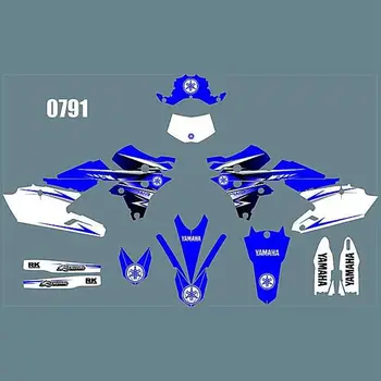 

New Full Graphics Decals Stickers Custom Number Name Glossy Bright Stickers Waterproof for YAMAHA WR450F 2016-2018