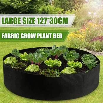 

Breathable Felt Growing Bag Large Vegetable Potato Flower Pot Garden Planting Anti-Corrosion Raised Planting Bed Container