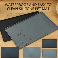 

Pet Feeding Mat Waterproof Non-slip Clean Silicone Pet Cat Litter Mat Accessories Cats Bed House Pads Dog Cat Feeding Bowl Pad