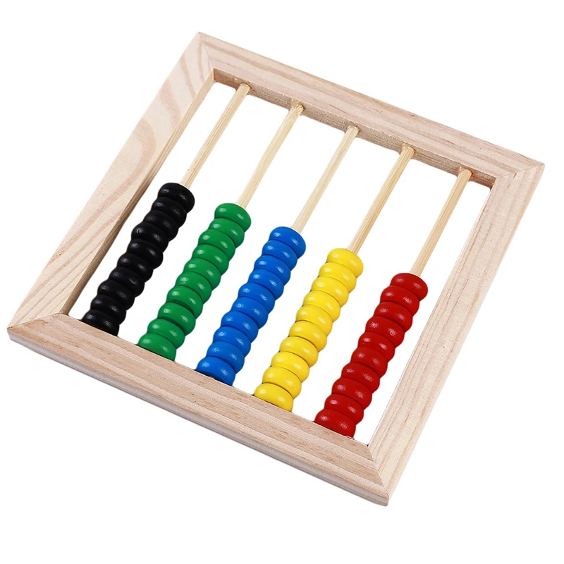 Многофункциональный Abacus обучающая подставка деревянная Монтессори игрушки счетные познавательные доски раннего образования математические игрушки для детей подарок