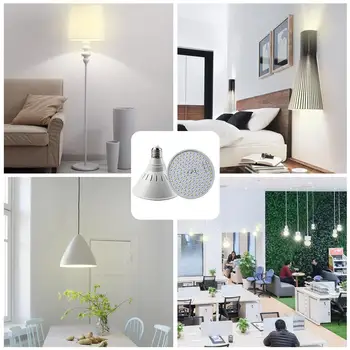 

LED Lamp Cup PC SMD2835 Chip Corn Bulbs Glass Indoor E27 7W 220V Spot Lighting for Household Bookcase Lighting Showcase