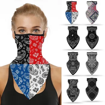 

Summer Outdoor Face Cover Printed Bib Scarves Multifunctional Seamless Quick Dry Hairband Multicolor Head Scarf Woman