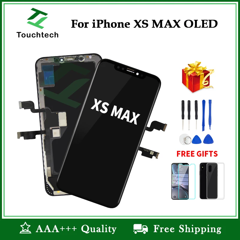 ЖК дисплей TFT без битых пикселей OLED для iPhone X XS XR Max идеальный с 3D сенсорным