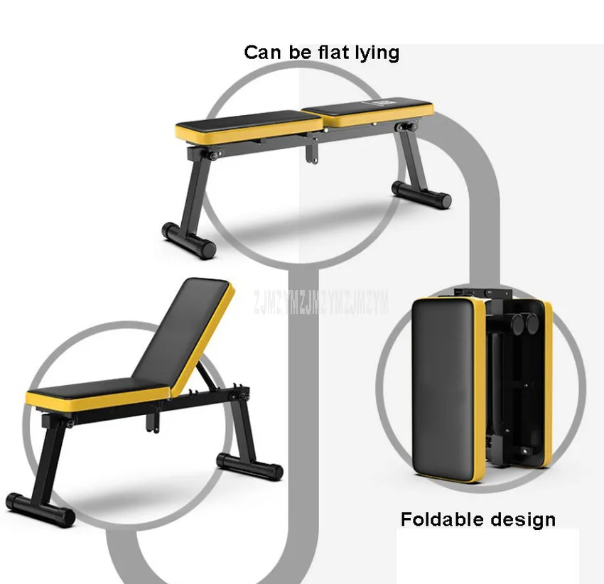 Складная Скамья для гантелей, Многофункциональная скамья для занятий тяжелой атлетикой, тренажер для мышц, фитнес-инструмент, 27 см Ширина сиденья