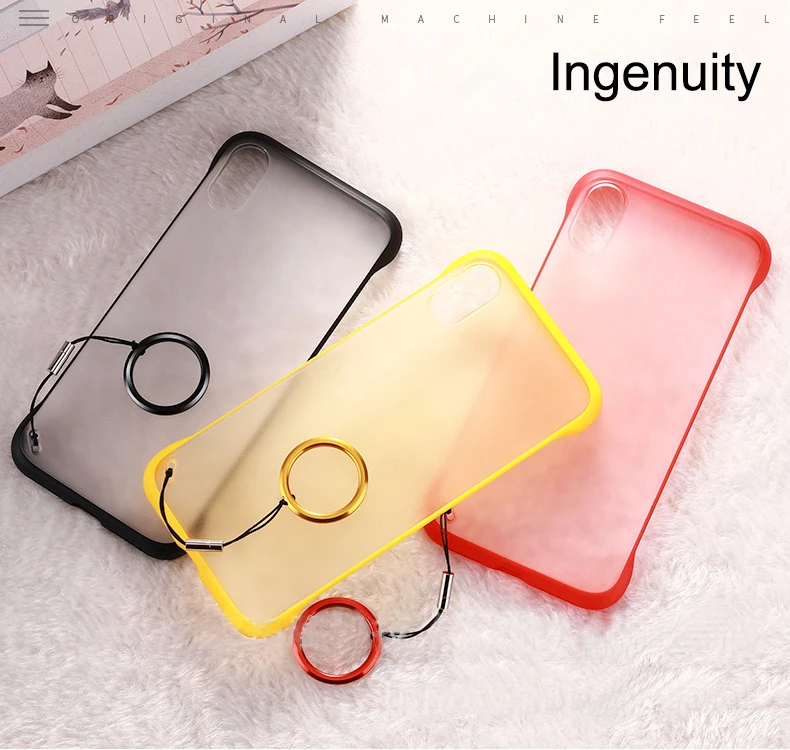 

Frosted Protective Case For iPhone X XR XS Max 6 7 8 Plus Frameless Mobile Phone Case Original Machine Feel