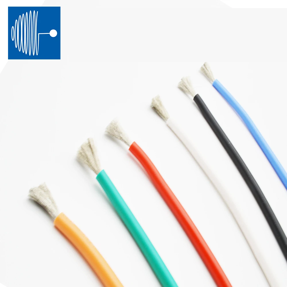 

SHENGPAI Heat resistant 1m soft silicone wire 20AW G 22AWG 24AWG 26AWG 28AWG 30AWG heat resistant silicone CopperWire Cable