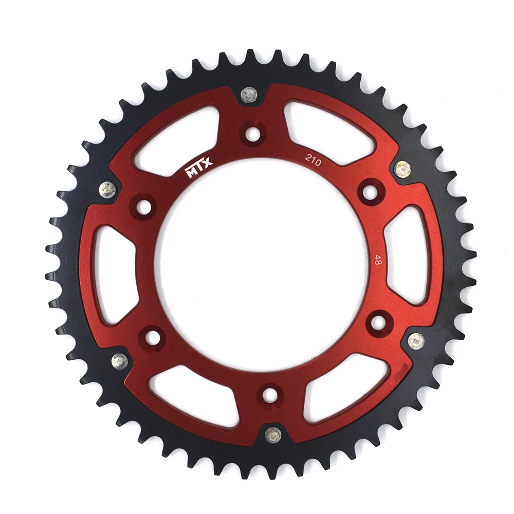 Звездочка MTX Bi-Metal Задняя звездочка 11B-KAE 48t 49t 50t 51t 52 для Betamotor 430 Honda CRF150 CRF250 CR250 CR125