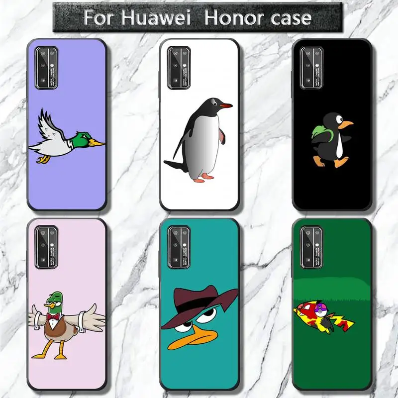 Penguin Runs Fast Phone Case Per Huawei Honor 30 Lite 30 20 10 Pro Lite View 10 9 8C 5A Play 8X Honor Cover Per Telefono