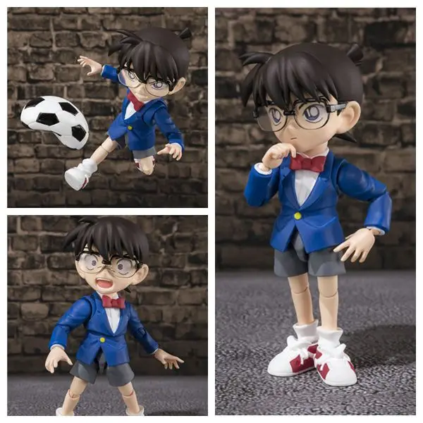 

Anime 9cm Detective Conan Kudou Shinichi Grim Reaper WD Movable PVC Action Figure Toys Model Gift