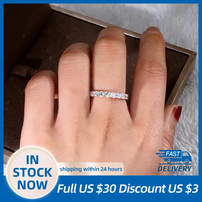 925 Sterling Silver Ring Simple Style Women Jewelry