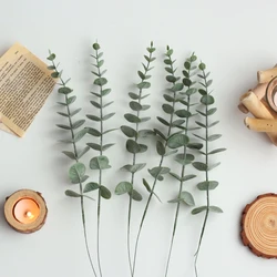 Simulated Leaves Eucalyptus Leaf Artificial Flower Photography Decoration Background Ornaments Shooting Photo Props Accessories