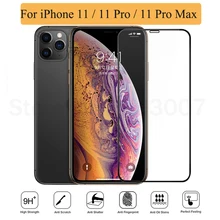 Полный Клей закаленное стекло для iPhone 11 Pro Max 11 Pro Чехол для экрана стеклянная пленка для iPhone 11 Pro Max 5,8 6,1 6,5 Дюймов