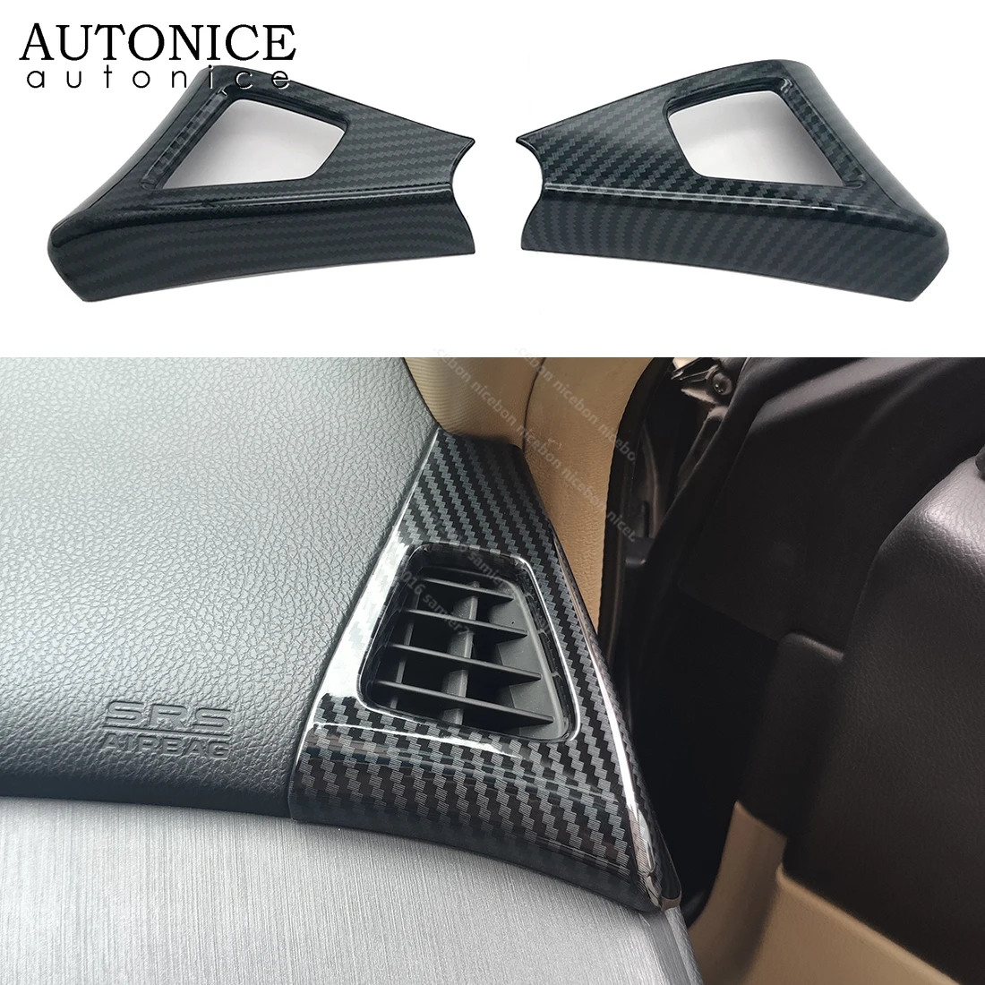 2 шт. обшивка из углеродного волокна для кондиционера подходит Honda Accord Crosstour 2008-2012 |