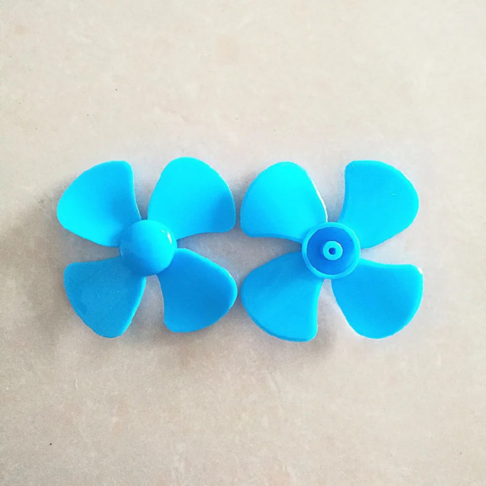 

Blue four-page fan leaf propeller diameter 100mm inner hole 1. 95mm model parts