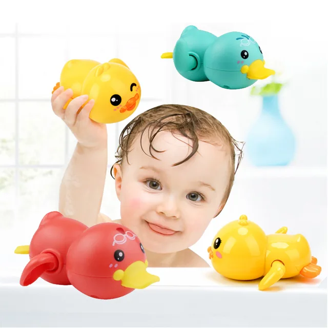 Bathroom Bath Shower Baby Clockwork Swimming Children Play Water Cute frog  Bathing Bathtub Toys For Kid 3