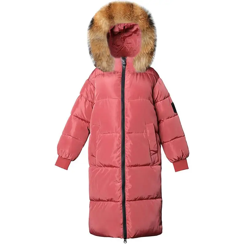 pale pink 3 Большой Размер 7XL, женский пуховик, модное зимнее пальто, женские удлиненные парки, утолщенная теплая зимняя куртка, Женское пальто большого размера - Цвет: pale pink 3