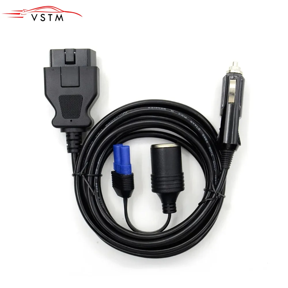 Кабель источника питания OBD 2 OBDII 12 В постоянного тока экстренный зажим ЭБУ и