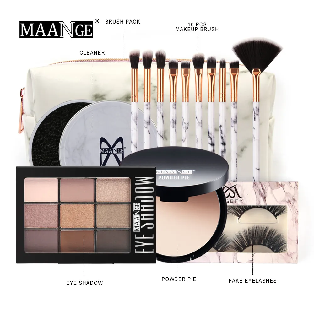 10 Pcs Makeup Brush Set Professional Face Eye Shadow Eyeliner Foundation Blush j803 | Красота и здоровье