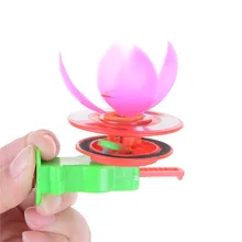 Лотос Классическая ностальгическая игрушка ручной толкающий Лотос ветряная мельница кремень лотос лампа традиционный детский подарок детские игрушки