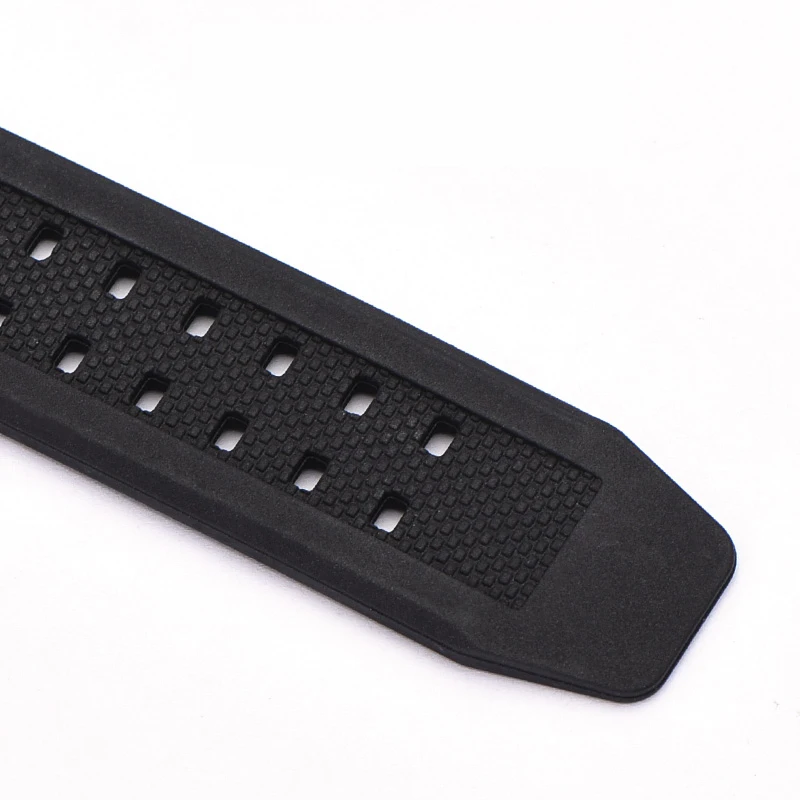 silicon watchband for Luminox 7251|3050|3051|6402 series wristband 23mm black waterproof rubber bands