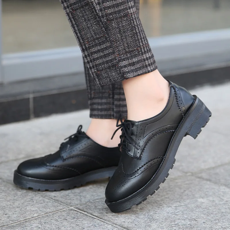 

Small Leather Shoes Women's 2019 Spring New Style WOMEN'S Shoes British Style Korean-style Versatile Gentle Fairy-Style Flat Spr