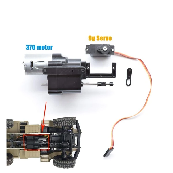 Для WPL B14 B16 B24 C14 C24 4x4 6x6 аксессуары коробки передач запасная часть OP фитинг 2