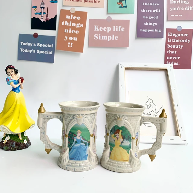 Disney Cups Alice Cartoon Stacking Cup Creative Three-layer Painted Ceramic  Water Cups Office Coffee Milk Mug Personalized Gift - Cups - AliExpress