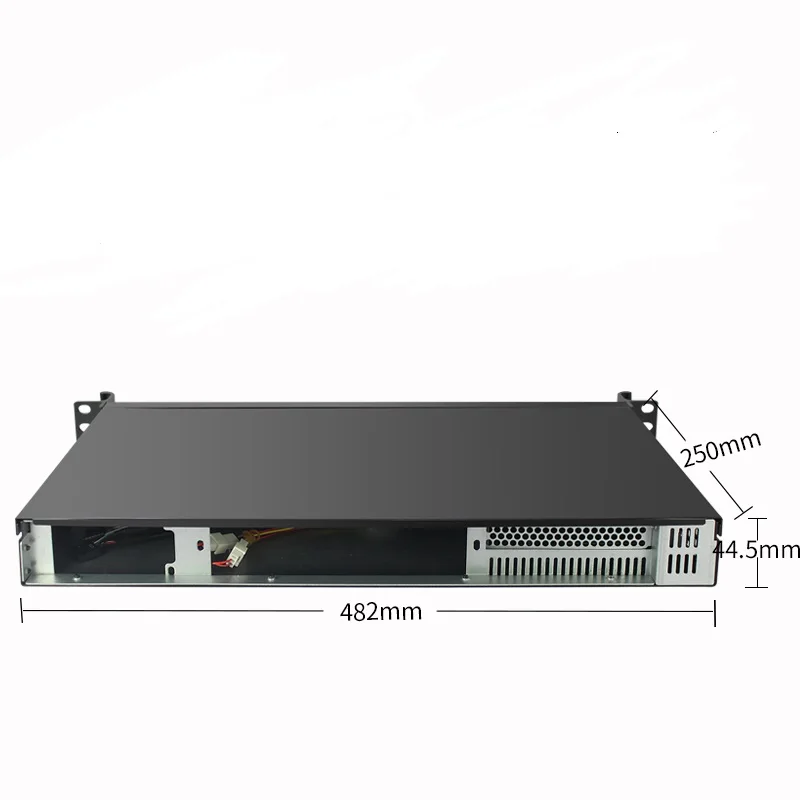 1U250mm Server Chassis Industry Industrial Control Firewall Router Support ITX Motherboard Mini PC Computer