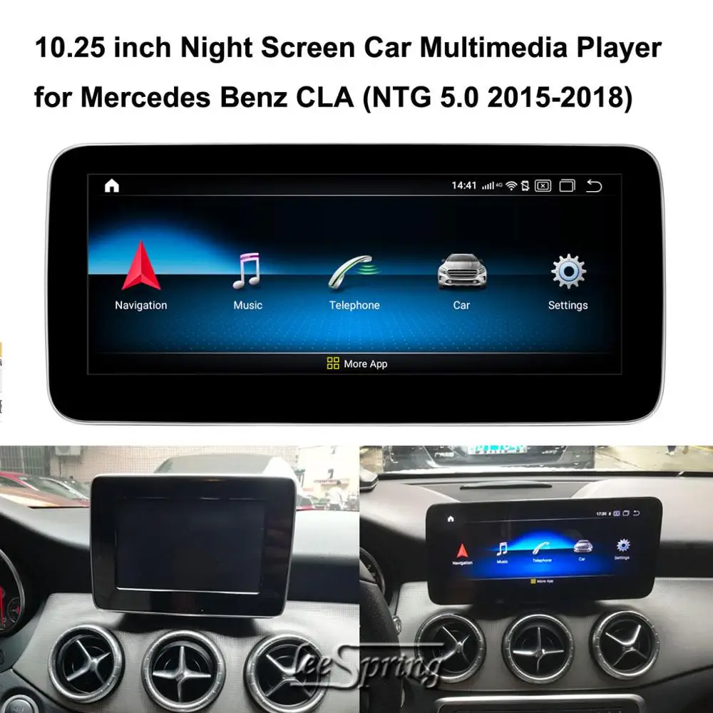 10,25 дюймов Автомобильный мультимедийный плеер для Mercedes Benz CLA C117 X117(NTG5.0-) Автомобильный gps навигатор Android 9,0