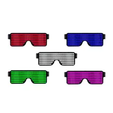 Мода Быстрая зарядка USB Flash Led очки вечерние концертные светящиеся очки для света игрушки T4MD