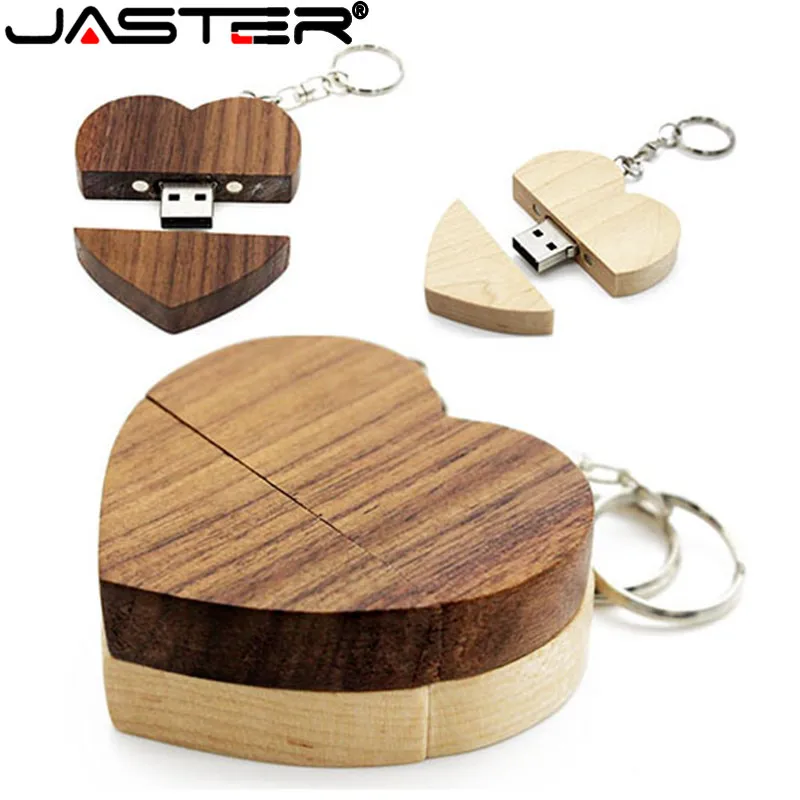 Usb флеш накопитель JASTER creative love heart 4 ГБ 8 16 32 64 usb 2 0 Подарочный Флешка с логотипом|USB