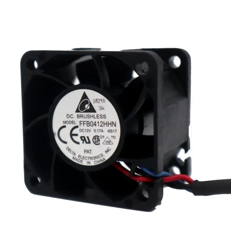 Для delta FFB0412HHN 4 см 40 мм 4028 40*40*28 мм 1U Сервер Вентилятор 12В 0.17A с двойным шарикоподшипником