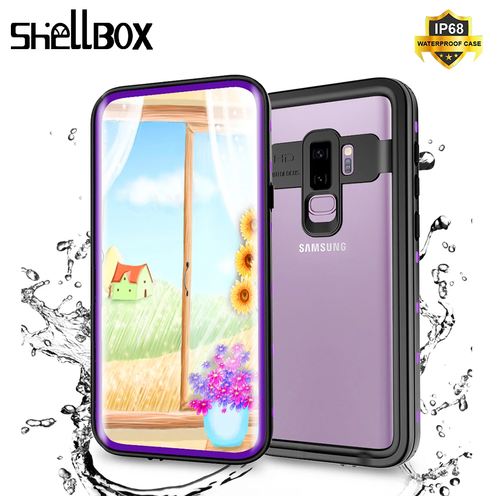 Водонепроницаемый чехол SHELLBOX IP68 ДЛЯ Samsung S9 Plus из ТПУ с поликарбонатом подводный